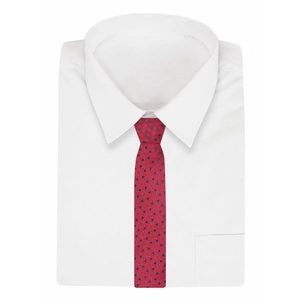 Červená kravata s puntíky Angelo di Monti obraz