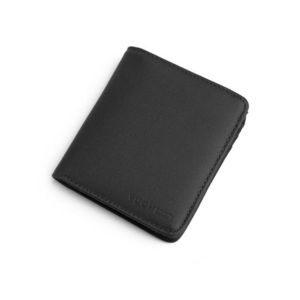 Univerzální kožená černá peněženka Falou obraz