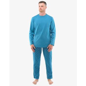 Dlouhé modré pyžamo Gabriel obraz