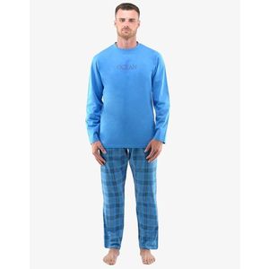 Trendy modré dlouhé pyžamo Ocean obraz