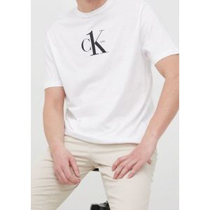 Pánské tričko Calvin Klein CK ONE KM0KM00757 L Bílá obraz