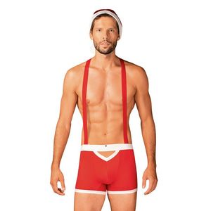 Vánoční kostým Mr Claus set - Obsessive S/M Červená obraz