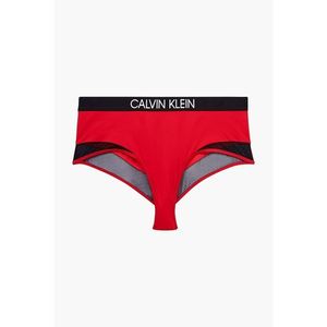Červený spodní díl plavek High Waist Bikini Calvin Klein Underwear obraz
