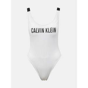 Bílé jednodílné plavky Scoop Back One Piece-RP Calvin Klein Underwear obraz