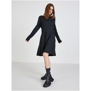 Černé dámské šaty s odhalenými zády Calvin Klein Jeans obraz