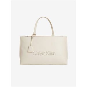 Krémový dámský shopper Calvin Klein obraz