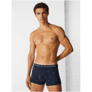 Tmavě modré pánské vzorované boxerky Tommy Hilfiger Underwear obraz