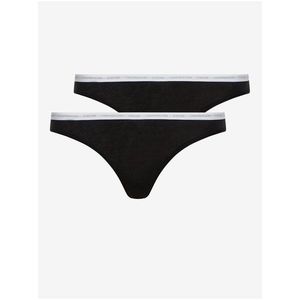 Sada dvou kalhotek v černé barvě Calvin Klein Underwear obraz
