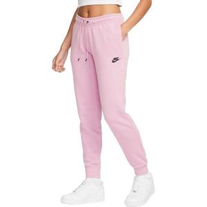 Nike NSW ESSNTL PANT REG FLC MR Dámské tepláky, růžová, velikost S obraz