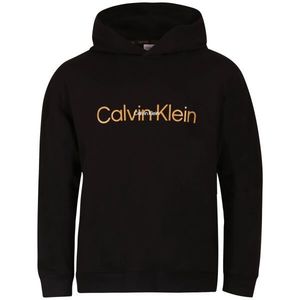 Calvin Klein EMB ICON HOL LOUNGE-L/S HOODIE Pánská mikina, černá, velikost obraz
