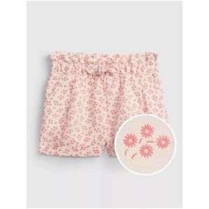 Růžové holčičí dětské kraťasy utility shorts obraz