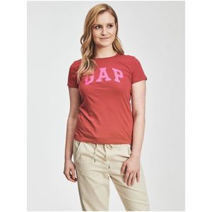 Růžové dámské tričko GAP Logo t-shirt obraz