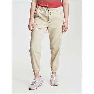 Béžové dámské kalhoty joggery s Washwell GAP obraz