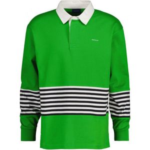 POLOKOŠILE GANT D2. STRIPED HEAVY RUGGER SUMMER GREEN obraz