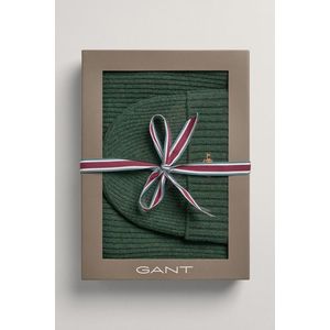 ČEPICE GANT D1. BEANIE SCARF GIFT BOX zelená S/M obraz