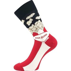 Lonka POPCORN Unisex ponožky, bílá, velikost obraz