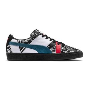 Puma x Shantell Martin Basket Graphic Sneakers-5.5 Multicolor 366531-02-5.5 obraz