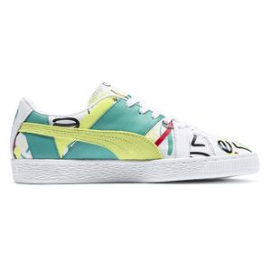 Puma x Shantell Martin Basket Graphic Sneakers-6.5 Multicolor 366531-01-6.5 obraz