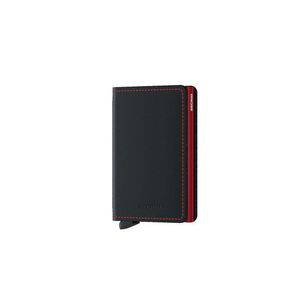 Secrid Slimwallet Matte Black & Red-One size černé SM-Black-Red-One-size obraz