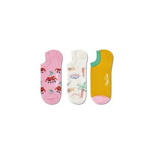 Happy Socks 3-Pack Cherry Mates No Show Sock-S-M (36-40) Multicolor CMA39-3000-S-M-(36-40) obraz