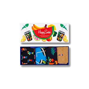 Happy Socks 4-Pack Healthy Lifestyle Socks Gift Set-M-L (41-46) Multicolor XHEL09-0200-M-L-(41-46) obraz