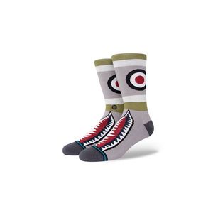 Stance Stample Warbird Crew Sock-8, 5-11, 5 (L) šedé A545C20WAR-GRN-8, 5-11, 5-(L) obraz