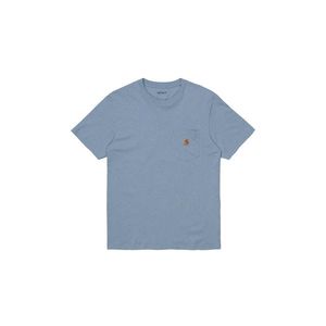 Carhartt WIP S/S Pocket T-Shirt Icesheet Heather-L modré I022091_0JZ_XX-L obraz