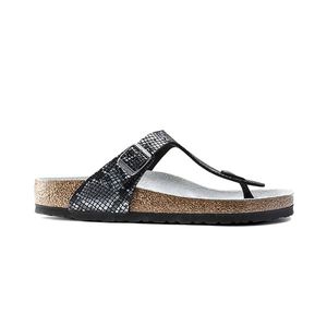 Birkenstock Gizeh MF Python Black Regular Fit-5 černé 1016888-5 obraz