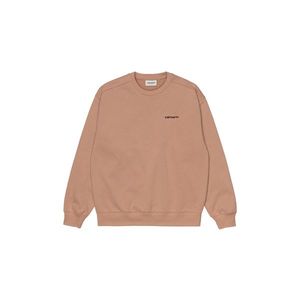 Carhartt WIP W Carhartt Script Sweatshirt Sediment L světlehnědé I025343_0K8_XX-L obraz