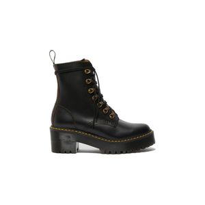 Dr. Martens Leona Vintage Smoothe Leather Heeled Boots 7 černé DM22601001-7 obraz