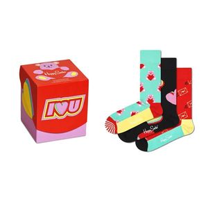 Happy Socks I Love You Socks Gift Set 3-Pack M-L-(41-46) Multicolor XLOS08-4300-M-L-(41-46) obraz