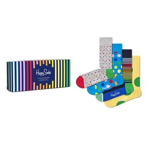 Happy Socks Colorful Classics Socks Gift Set 4-Pack M-L-(41-46) Multicolor XCCS09-6700-M-L-(41-46) obraz