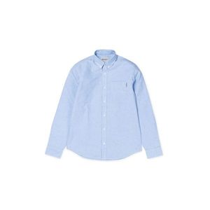 Carhartt WIP L/S Button Down Pocket Shirt Bleach XL modré I022069_KY_XX-XL obraz