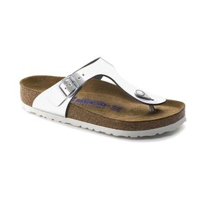 Birkenstock Gizeh Soft Footbed Natural Leather Regular Fit 7.5 šedé 1003674-7.5 obraz