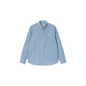 Carhartt WIP L/S Madison Fine Cord Shirt Frosted Blue XL modré I030580_0RO_XX-XL obraz