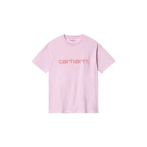 Carhartt WIP W Script T-Shirt Pale Quartz L růžové I029076_0R9_XX-L obraz