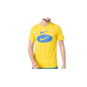 Nike Nsw Swoosh Oval T-Shirt XL žluté DM6343-709-XL obraz