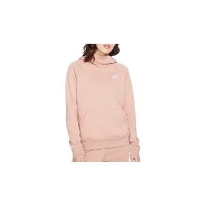 Nike Sportswear Essential Fleece Funnel-Neck Pullover Hoodie-L růžové BV4116-609-L obraz