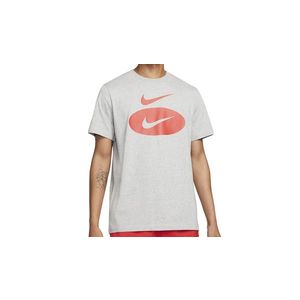 Nike Nsw Swoosh Oval T-Shirt XL šedé DM6343-063-XL obraz