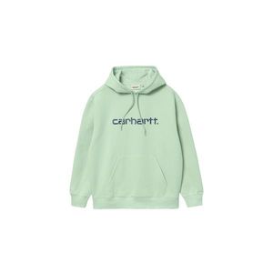 Carhartt WIP W Hooded Carhartt Sweatshirt Pale Spearmint/ Icy Water L zelené I027476_0T6_XX-L obraz