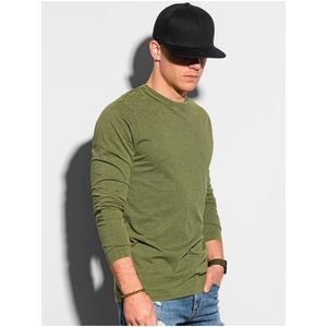 Zelené pánské basic tričko Ombre Clothing obraz