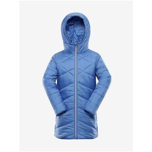 Modrý holčičí zimní prošívaný kabát ALPINE PRO TABAELO obraz