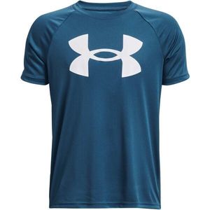 Under Armour TECH BIG LOGO Chlapecké triko, tmavě modrá, velikost obraz