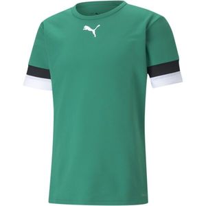 Puma TEAMRISE JERSEY TEE Pánské fotbalové triko, zelená, velikost obraz