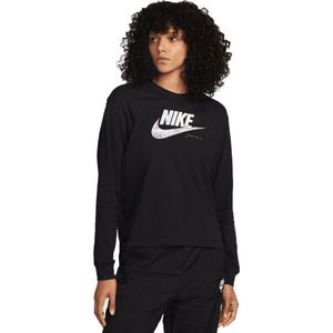 Nike SPORTSWEAR Dámské tričko s dlouhým rukávem, černá, velikost obraz