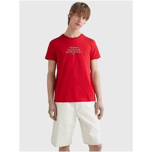 Červené pánské tričko Tommy Hilfiger obraz