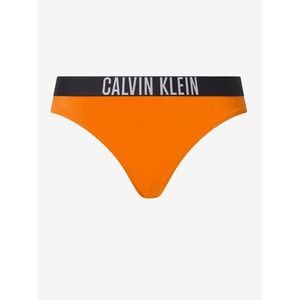 Oranžový dámský spodní díl plavek Calvin Klein obraz