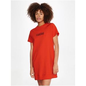 Oranžová dámská noční košile Calvin Klein Underwear obraz
