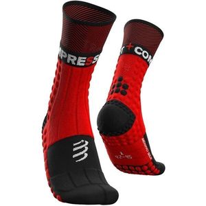 Compressport PRO RACING SOCKS WINTER TRAIL Zimní běžecké ponožky, červená, velikost obraz