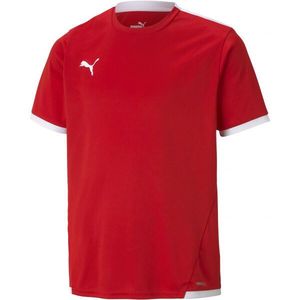 Puma TEAM LIGA JERSEY TEE Juniorské fotbalové triko, červená, velikost obraz